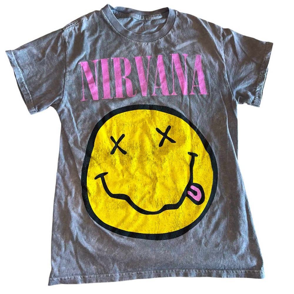 Nirvana Official Band Tee Short Sleeve T-shirt Adult Small - Picture 1 of 6